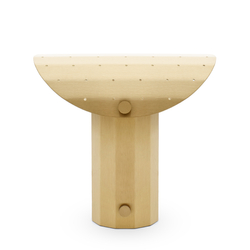 APOLIN table lamp with perforated canopy, 30 cm, brushed brass