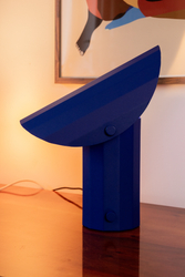 Lampa stołowa APOLIN 30 cm, kobalt