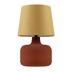 GAJA table lamp mustard, terracotta base