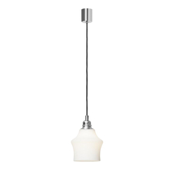 LONGIS WHITE II pendant lamp silver finish