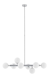 Восьмирожкова люстра CUMULUS 2, хром