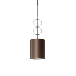 Lampa wisząca ZOE S brązowa, 20 cm
