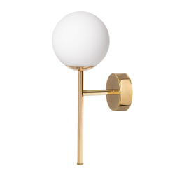 Kinkiet łazienkowy MIJA DECO IP44, złoty