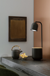 BOTANICA WOOD desk lamp black
