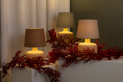 GAJA table lamp beige, beige base