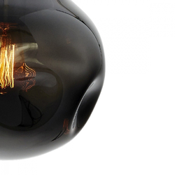 Lampa wisząca AVIA BLACK M przydymiona, 30 cm