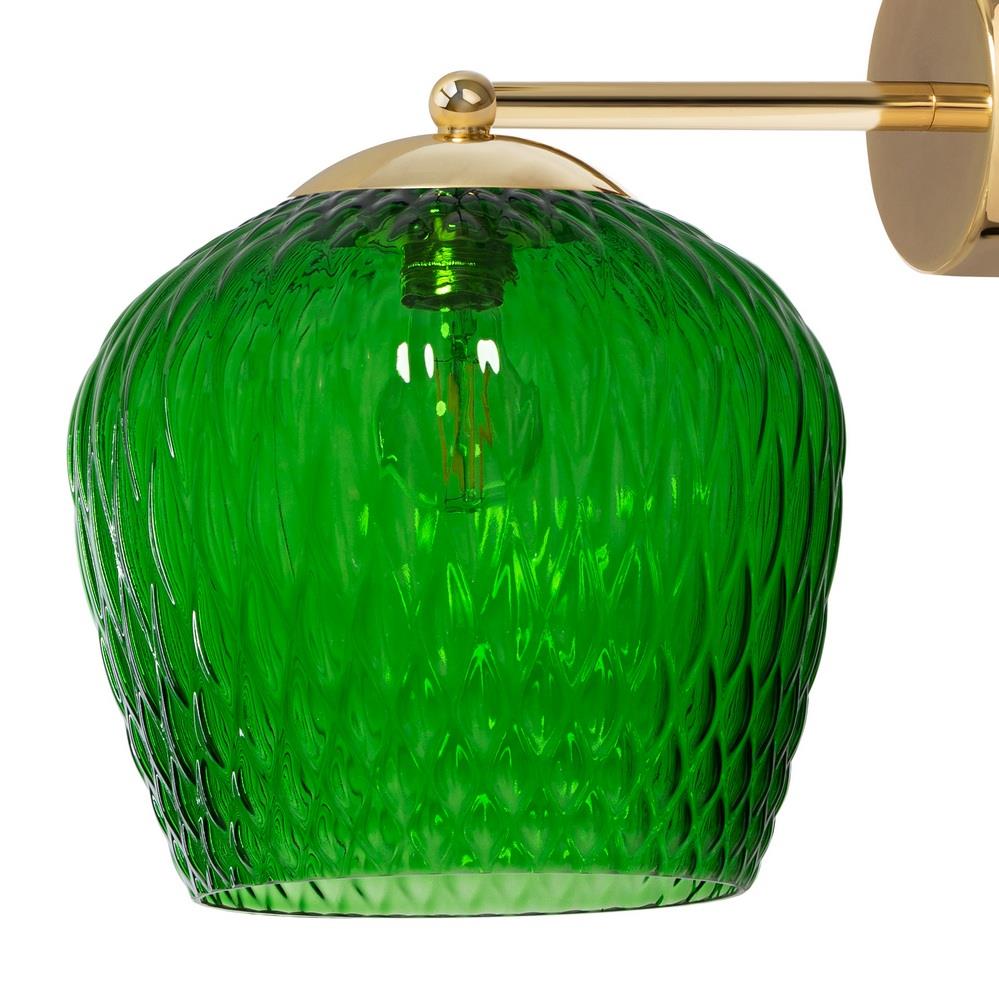 Wall lamp VENUS green transparent