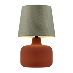 GAJA table lamp sage, terracotta base