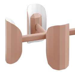 APOLIN multi-arm pendant lamp dusty pink