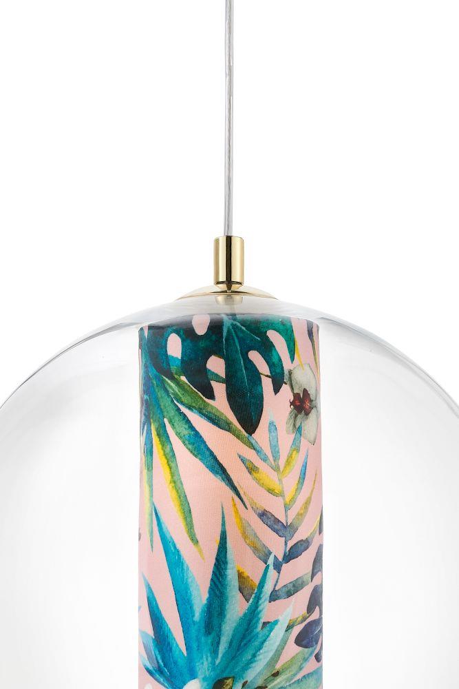 FERIA L pink pendant lamp, 35 cm