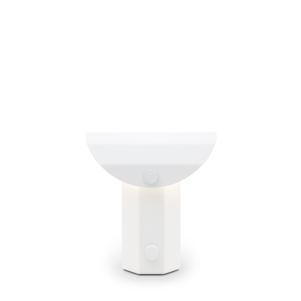 Lampa stołowa APOLIN 18 cm, biała