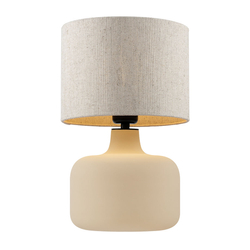 LORA table lamp flax, beige base