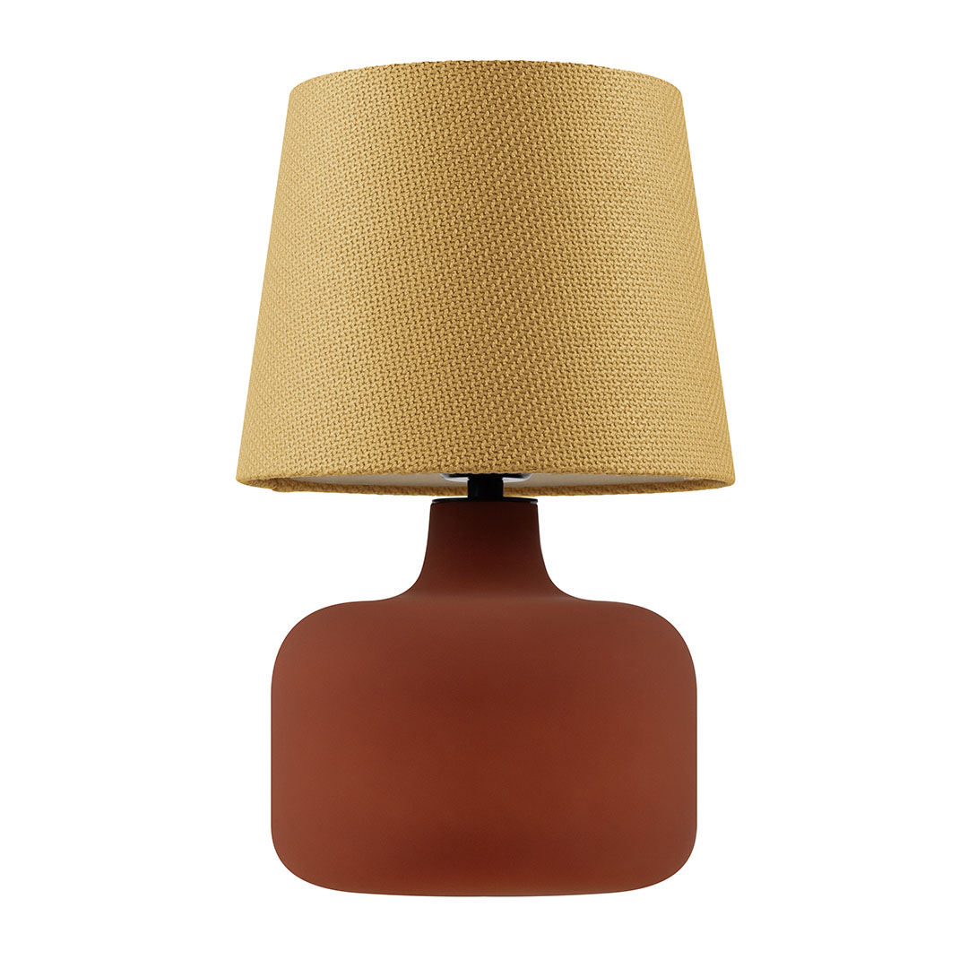 GAJA table lamp mustard, terracotta base