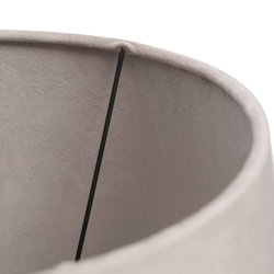 Lampa stołowa SAWA VELVET NEW beżowa, przydymiona podstawa