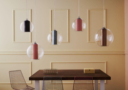 MERIDA L pendant lamp coral, 35 cm