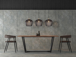 Підвісний світильник VENUS 3 в графітовому кольорі, на штанзі