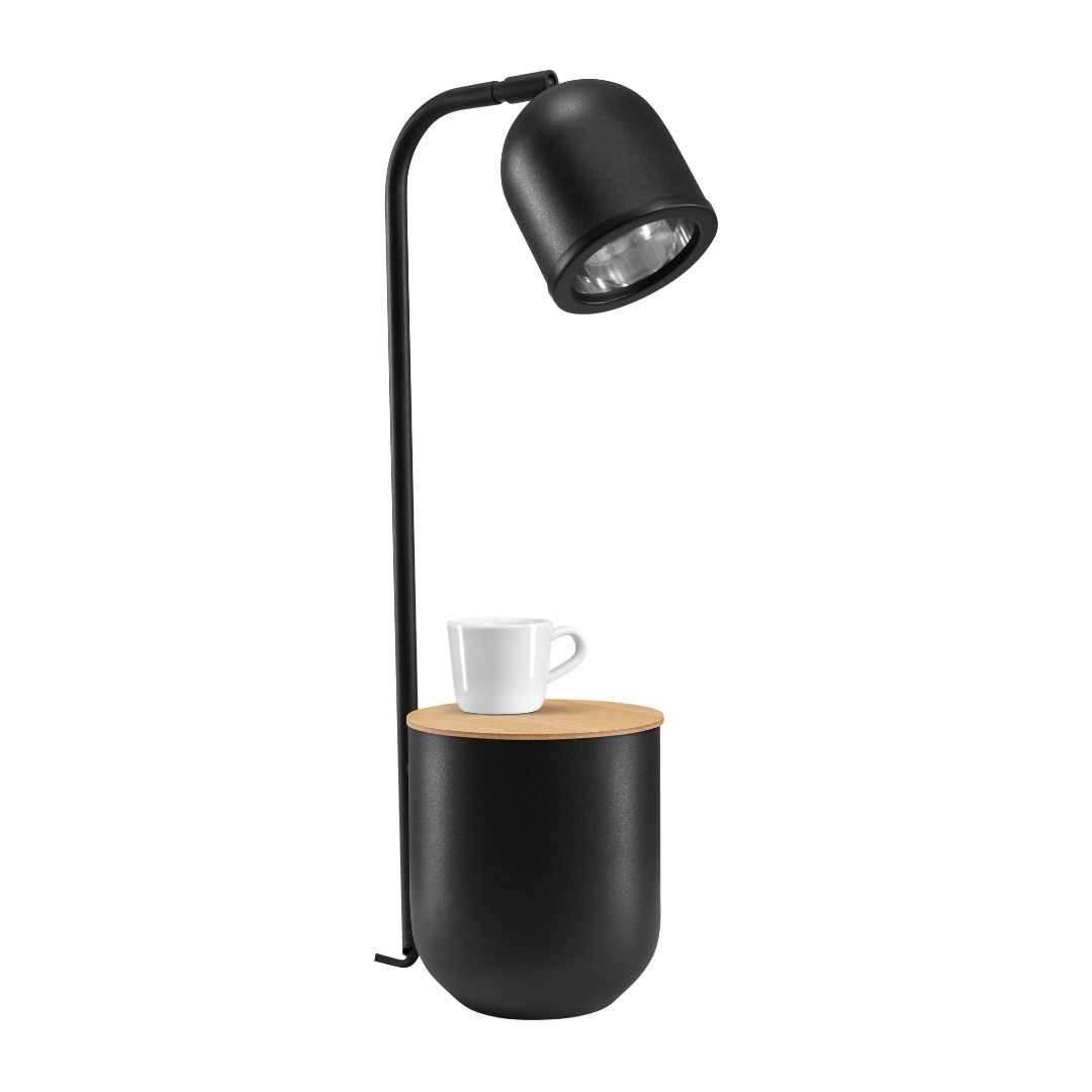 BOTANICA WOOD desk lamp black