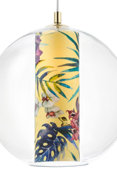 FERIA L yellow pendant lamp, 35 cm