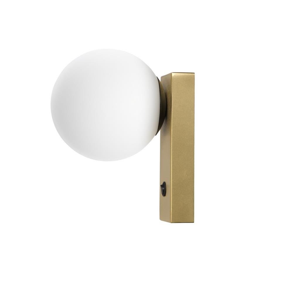 Wall lamp GIGI brass, with switch