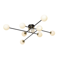 Lampa sufitowa ASTRA 8 czarna
