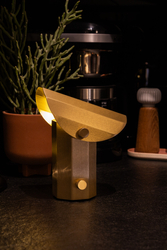 APOLIN portable lamp, brushed brass