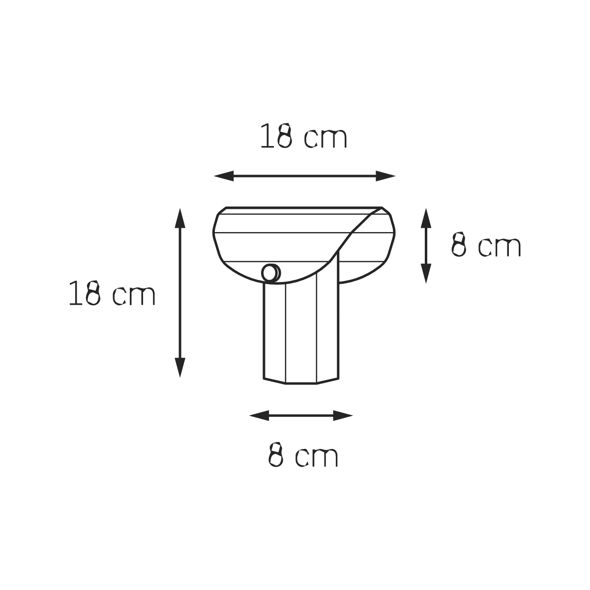 Portable lamp APOLIN sage