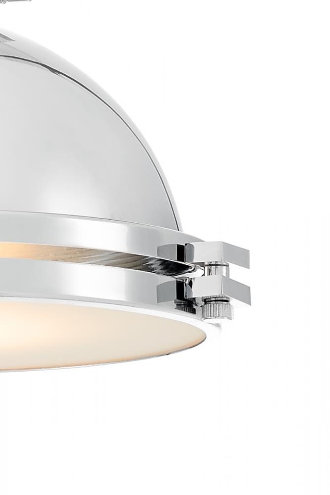 NAUTILIUS M chrome pendant lamp