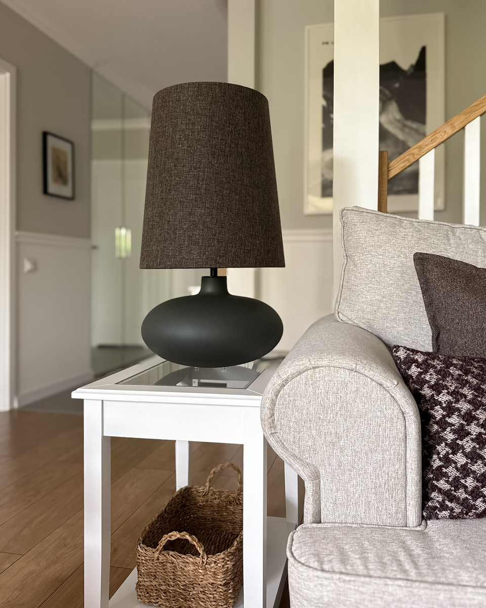 SAWA table lamp gray, graphite base