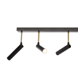 LARS 6 six-point ceiling spotlight, black