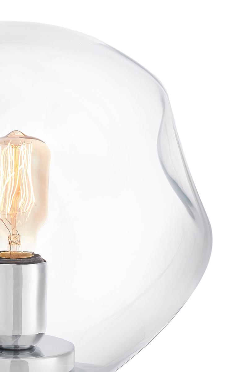 AVIA KASPA clear glass table lamp, Kaspa