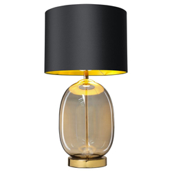 SALVADOR table lamp black, gold finish