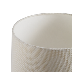 SAWA table lamp creamy,  transparent base