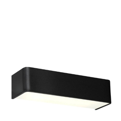 FLAT LED wall lamp black