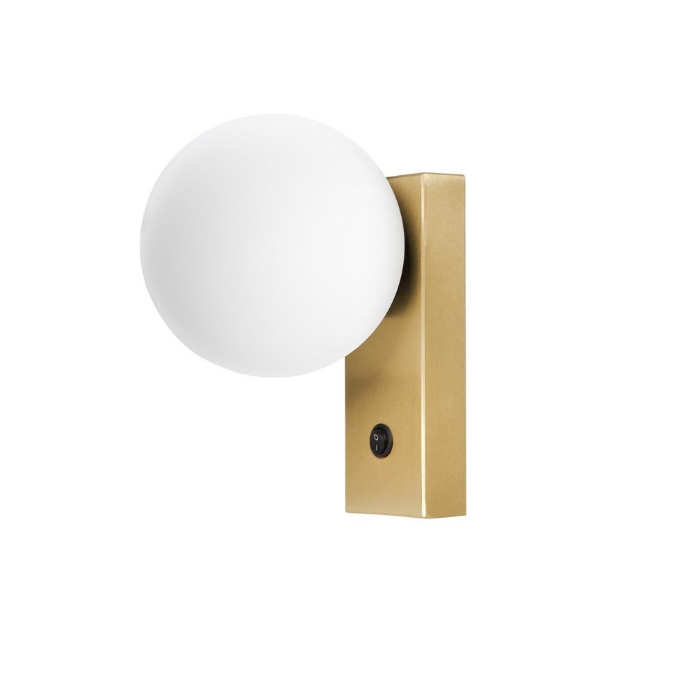 Wall lamp GIGI brass, with switch