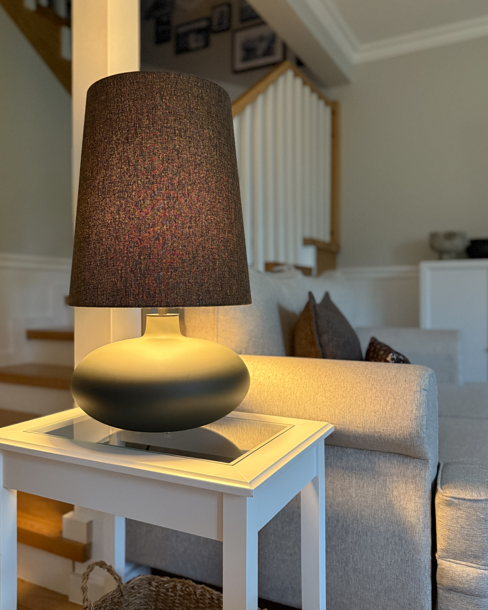 SAWA table lamp gray, graphite base