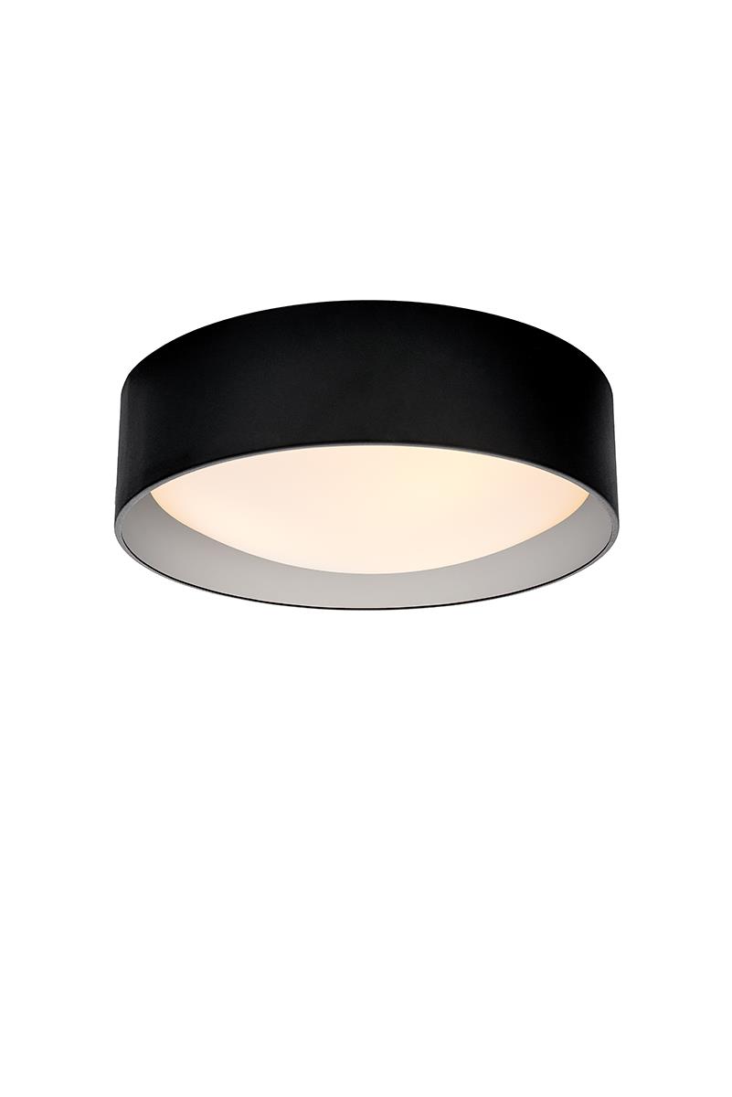 Plafond VERO L black, 45 cm, silver interior