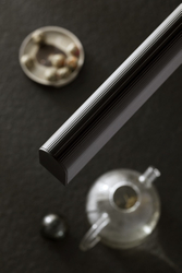 LINEA DIM linear pendant lamp black, with dimmer