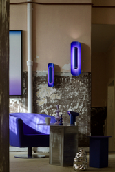 APOLIN 18 cm table lamp, cobalt