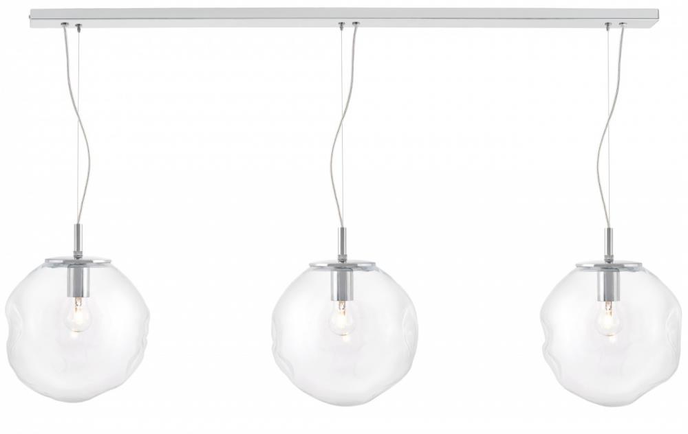 AVIA LISTWA 3 KASPA pendant lamp transparent, Kaspa