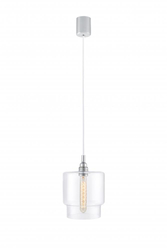 LONGIS IV single pendant lamp KASPA white, Kaspa