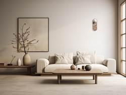 Oval wall lamp LEGRA IP44, terracotta