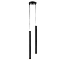 LED ROLL PENDING LAMP 2 black, Kaspa