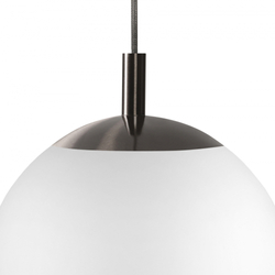 ALUR TYTAN S pendant lamp brushed titanium, 25 cm