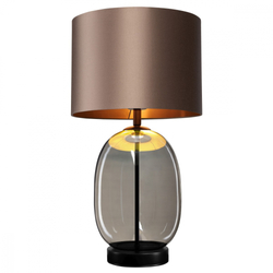 SALVADOR BLACK brown table lamp