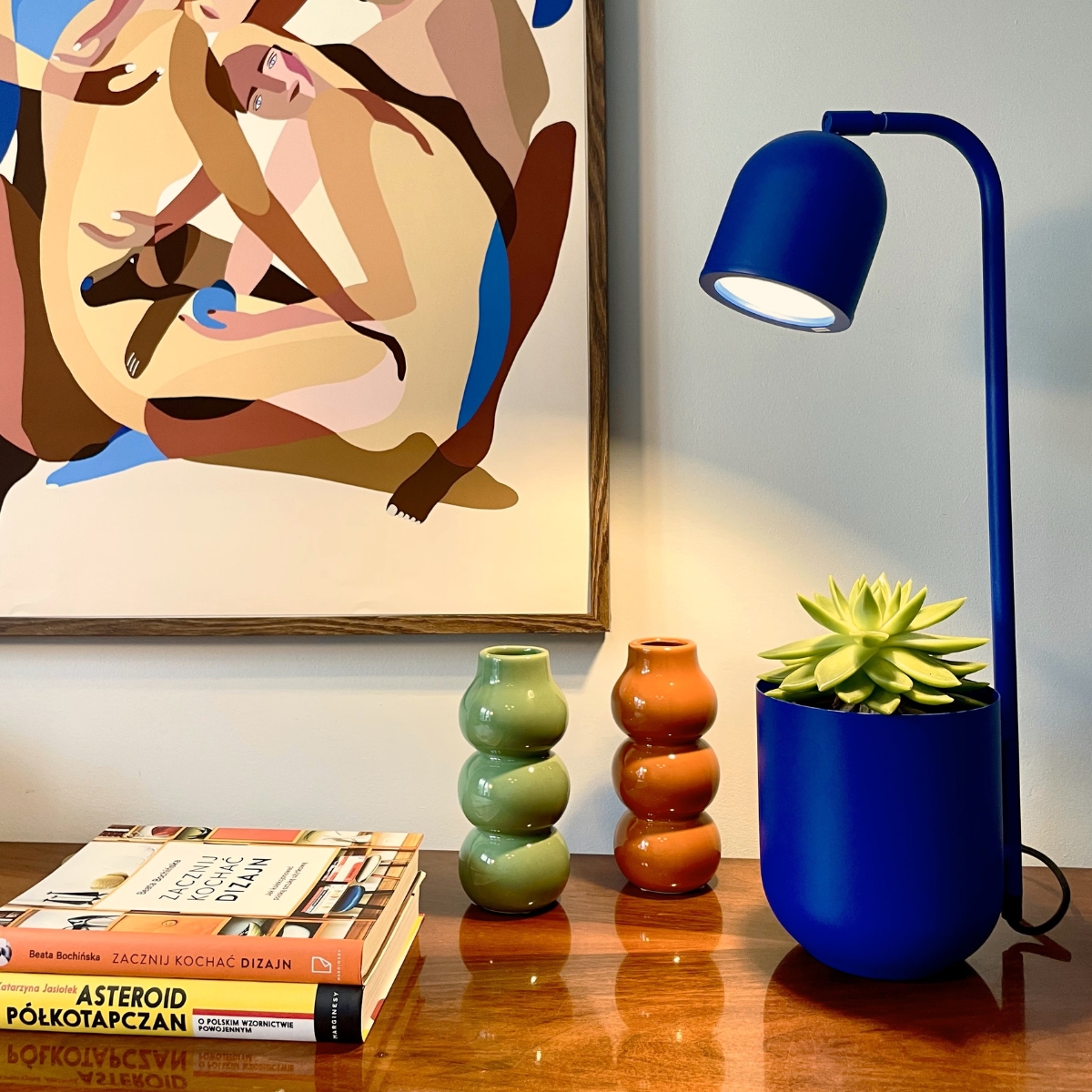 BOTANICA desk lamp cobalt