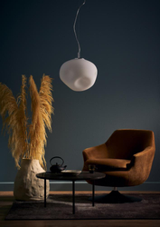 CLOE L chrome pendant lamp, 40 cm