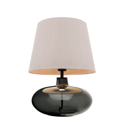 SAWA VELVET NEW table lamp beige, smoky base