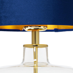 LORA KASPA bedside lamp navy blue, Kaspa