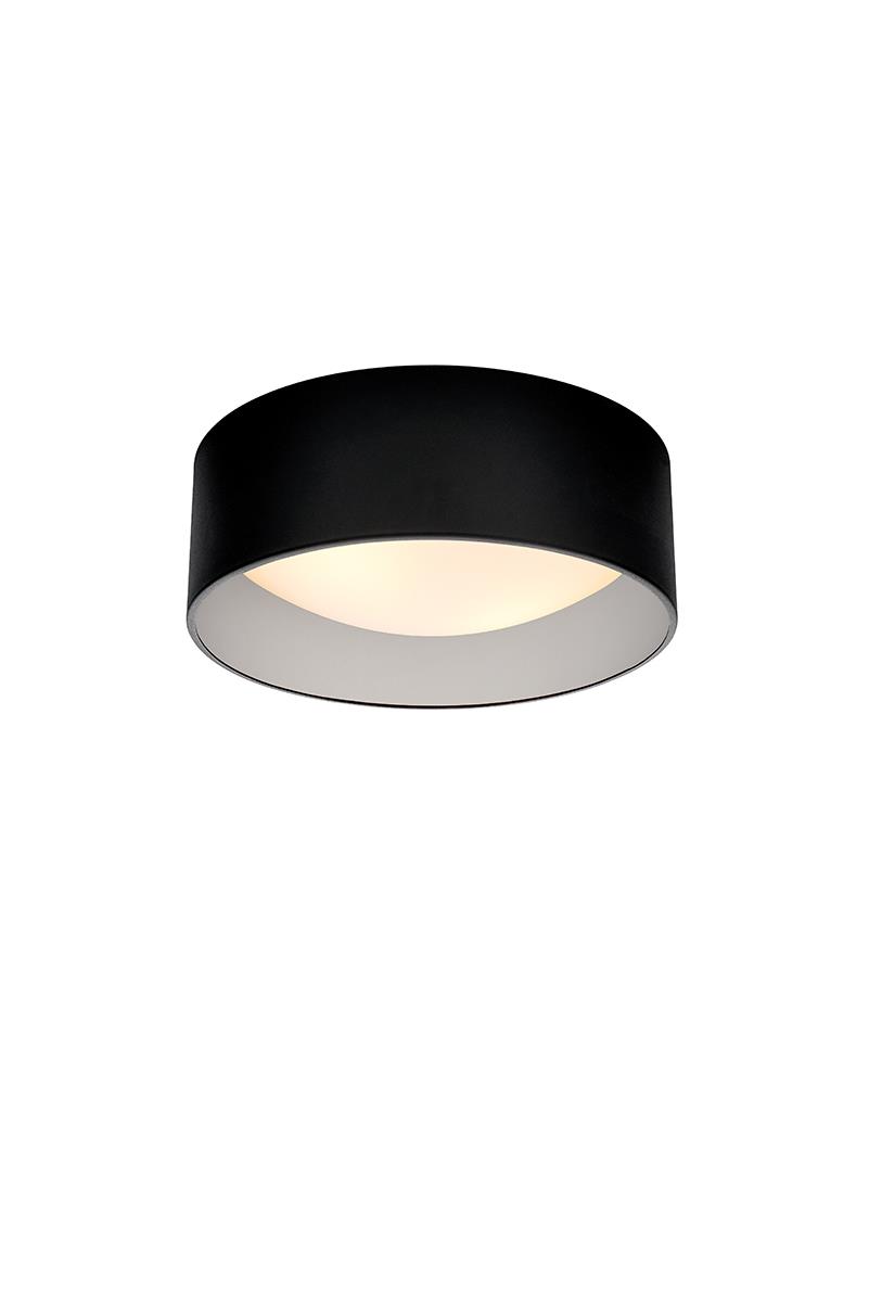 Plafond VERO S black, 35 cm, silver interior