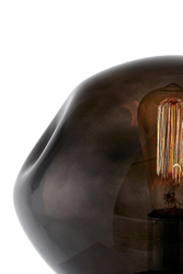 Lampa stołowa szklana AVIA KASPA dymna, Kaspa